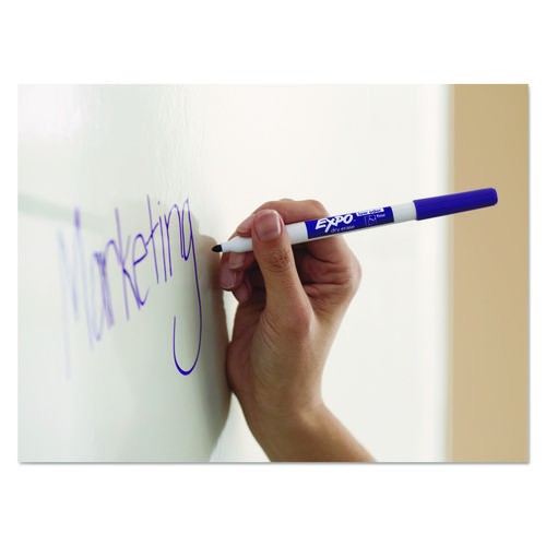 Low-Odor Dry-Erase Marker Value Pack, Fine Bullet Tip, Black, 36/Box