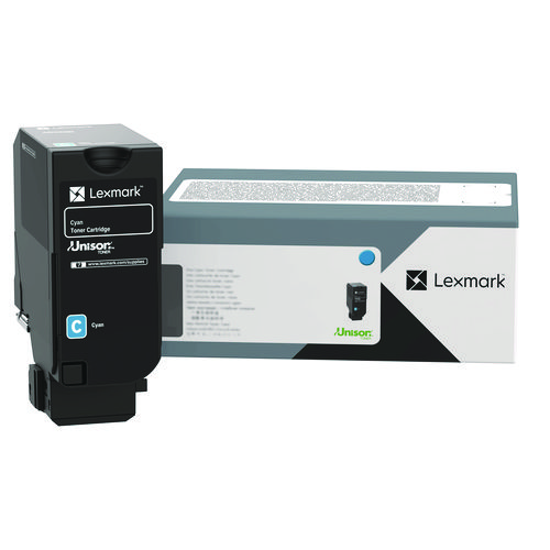 71C1XC0 Return Program Toner Cartridge, 12,500 Page-Yield, Cyan