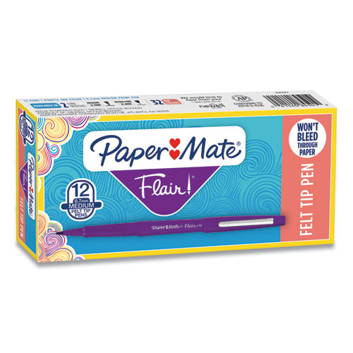 Paper Mate Flair Point Guard Felt Tip Marker Pens