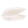 Hinged Lid Containers, Hoagie Container, 6.5 x 9 x 2.8, White, Plastic, 200/Carton