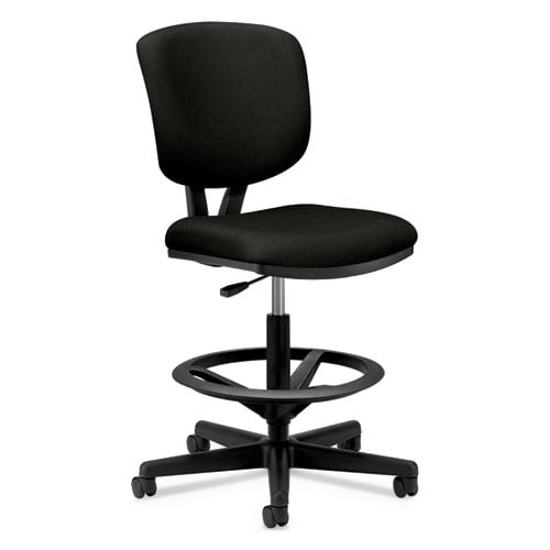 HON Volt Task Stool | Extended Height, Footring | Black Fabric