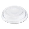 Cappuccino Dome Sipper Lids, Fits 12 oz to 24 oz Hot Cups, Plastic, White, 1,000/Carton