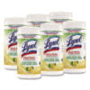 Disinfecting Wipes II Fresh Citrus, 1-Ply, 7 x 7.25, White, 70 Wipes/Canister, 6 Canisters/Carton
