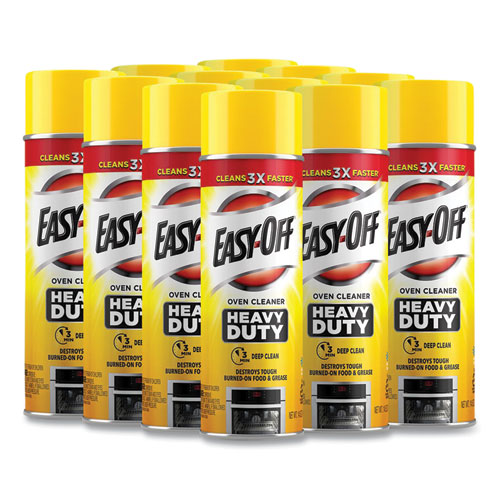 Heavy Duty Oven Cleaner, Fresh Scent, Foam, 14.5 oz Aerosol Spray, 12/Carton