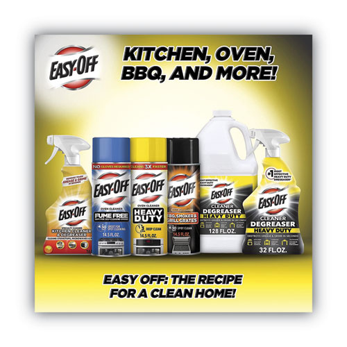Heavy Duty Oven Cleaner, Fresh Scent, Foam, 14.5 oz Aerosol Spray, 12/Carton