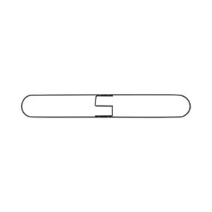 Clip-On Dust Mop Frame, 36w x 5d, Zinc Plated