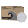 Hi-Impact Plastic Dinnerware, 3-Compartment Plate, 10" dia, White, 500/Carton