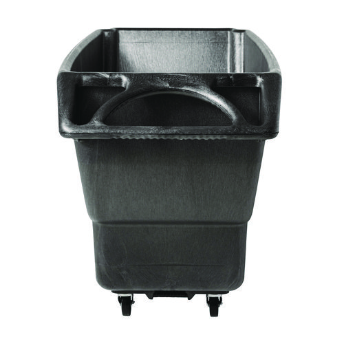 0.75 cu yd Structural Foam Tilt Truck, Standard Duty, 1,000 lb Capacity, Black