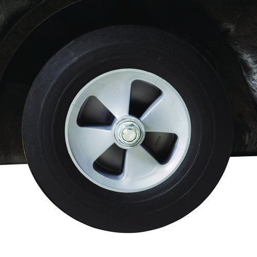 0.75 cu yd Structural Foam Tilt Truck, Standard Duty, 1,000 lb Capacity, Black