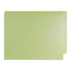 Slash Pocket End Tab Fastener Folders, 0.75" Expansion, 1 Fastener, Letter Size, Manila Exterior, 250/Box