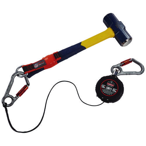 Squids 3706 Web Tool Tether Attachment with D-Ring Tool Tails, 5 lb Max Working Capacity, 5.5" Long, Black, 3/Pack