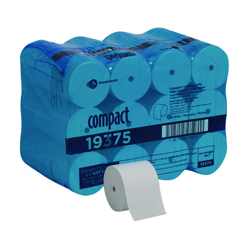 Compact Coreless Recycled Toilet Paper