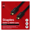 HDMI to HDMI Audio/Video Cable, 25 ft, Black