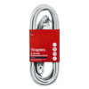 25 ft Extension Cord, 25 ft, 13 A, Gray, 2/Pack