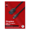 USB-C to USB-A Audio/Video Adapter, 6", Black