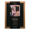 Chalkboard Sign, Black Surface, Brown Frame, 12 x 16