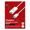 DisplayPort to HDMI Audio/Video Adapter, 6", White