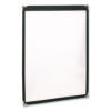 Menu Holder For 8.5 x 11 Menus, Portrait Orientation, 9.3 x 11.9 Holder, Clear/Black/Gold