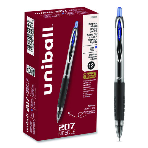 uniball&trade; 207 Needle Gel Pens