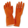 Alphatech 87-208 Heavyweight Gloves, Orange, Large, 144 Pair/Carton
