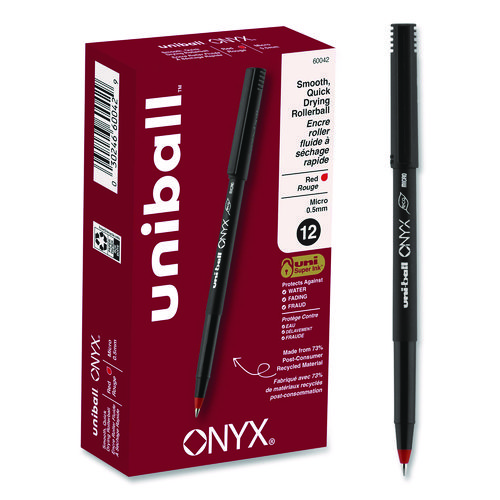 uniball&trade; Onyx Rollerball Pens
