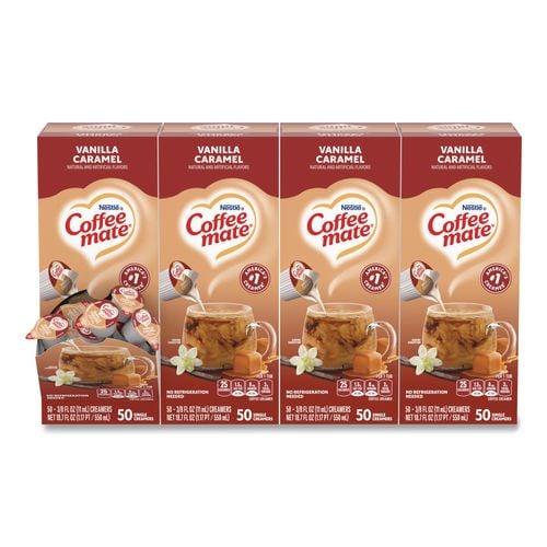 Coffee mate Vanilla Caramel Flavor Liquid Creamer Singles