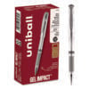 IMPACT Gel Pen, Stick, Medium 1 mm, Silver Metallic Ink, Silver Barrel