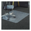 All Day Use Chair Mat - All Carpet Types, 46 x 60, Rectangle, Clear
