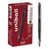 AIR Porous Rollerball Pen, Stick, Medium 0.7 mm, Black Ink, Black Barrel, Dozen
