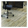 All Day Use Chair Mat - Hard Floors, 36 x 48, Rectangular, Clear