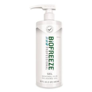 Professional Green Topical Analgesic Pain Reliever Gel, 32 oz Pump
