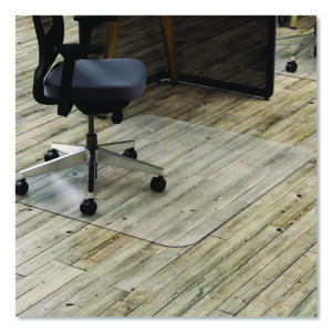 All Day Use Chair Mat - Hard Floors, 46 x 60, Rectangle, Clear