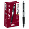 207 Impact Gel Pen, Retractable, Bold 1 mm, Blue Ink, Black/Blue Barrel