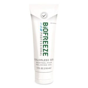 Professional Colorless Topical Analgesic Pain Reliever Gel, 4 oz Tube