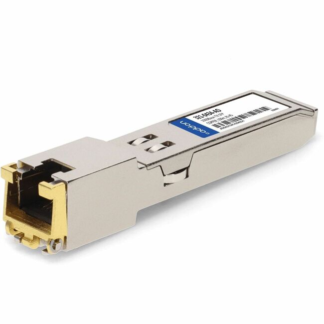 AddOn Netscout 321-0434 Compatible TAA Compliant 10/100/1000Base-TX SFP Transceiver (Copper, 100m, RJ-45) - Image 2
