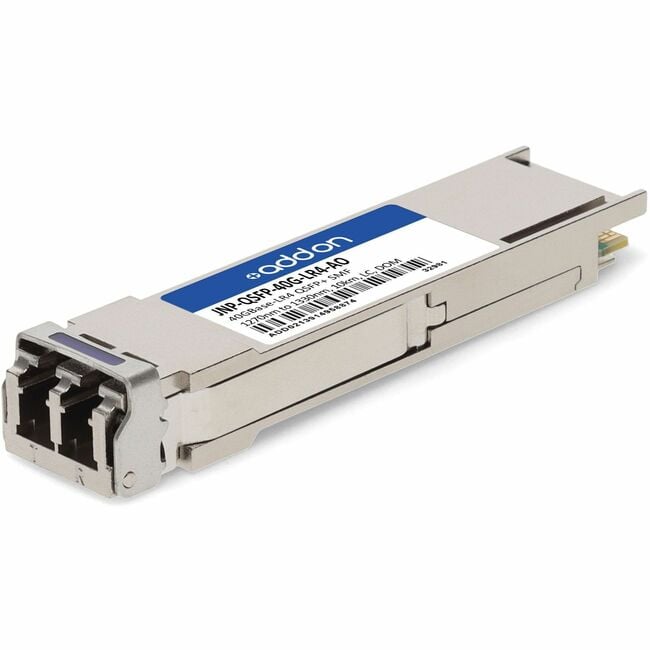 AddOn Juniper Networks JNP-QSFP-40G-LR4 Compatible TAA Compliant 40GBase-LR4 QSFP+ Transceiver (SMF, 1270nm to 1330nm, 10km, LC, DOM) - Image 2