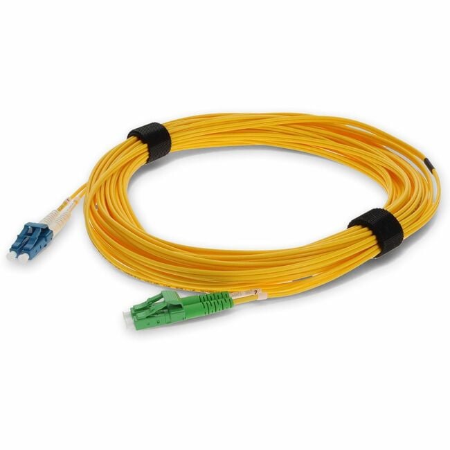 AddOn 5m ALC (Male) to LC (Male) Yellow OS2 Duplex Fiber OFNR (Riser-Rated) Patch Cable - Image 2