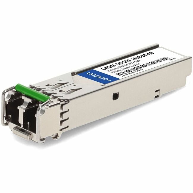 AddOn Cisco CWDM-SFP10G-1530-80 Compatible TAA Compliant 10GBase-CWDM SFP+ Transceiver (SMF, 1530nm, 80km, LC, DOM) - Image 2
