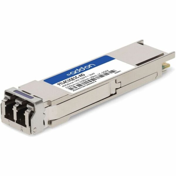 AddOn Finisar FTL4C1QE1C Compatible TAA Compliant 40GBase-LR4 QSFP+ Transceiver (SMF, 1270nm to 1330nm, 10km, LC, DOM)