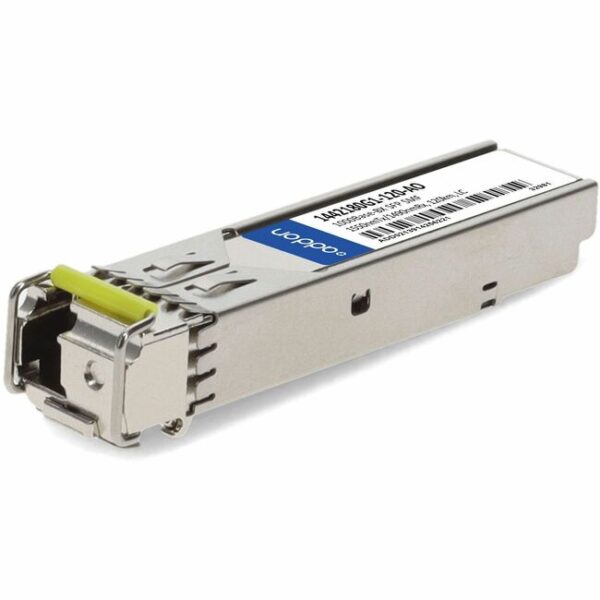 AddOn ADTRAN 1442180G1-120 Compatible TAA Compliant 1000Base-BX SFP Transceiver (SMF, 1550nmTx/1490nmRx, 120km, LC)