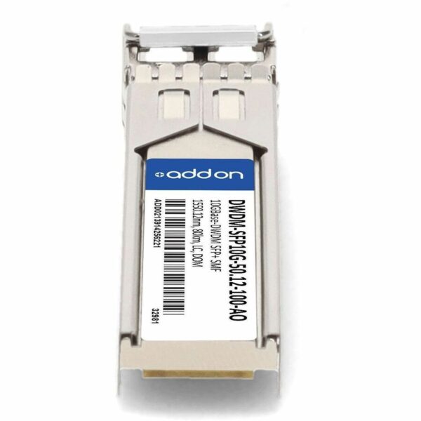 AddOn Cisco DWDM-SFP10G-50.12 Compatible TAA Compliant 10GBase-DWDM 100GHz SFP+ Transceiver (SMF, 1550.12nm, 100km, LC, DOM)