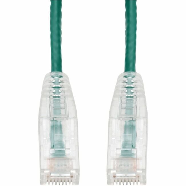 AddOn 7ft RJ-45 (Male) to RJ-45 (Male) Straight Green Cat6 UTP Slim PVC Copper Patch Cable - Image 2