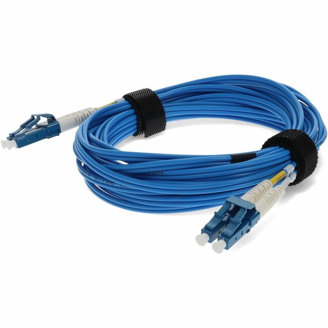 AddOn 2m LC (Male) to LC (Male) Blue OS2 Duplex Fiber OFNR (Riser-Rated) Patch Cable - Image 2