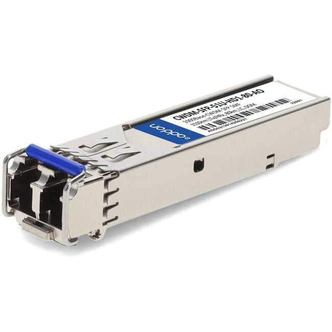 AddOn Cisco CWDM-SFP-51U-HD1-80 Compatible TAA Compliant 1000Base-CWDM SFP Transceiver (SMF, 1510nm LTx/HRx, 80km, LC, DOM) - Image 2