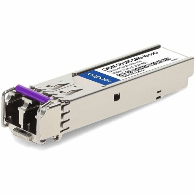 AddOn Cisco CWDM-SFP10G-1490-40-I Compatible TAA Compliant 10GBase-CWDM SFP+ Transceiver (SMF, 1490nm, 40km, LC, DOM) - Image 2