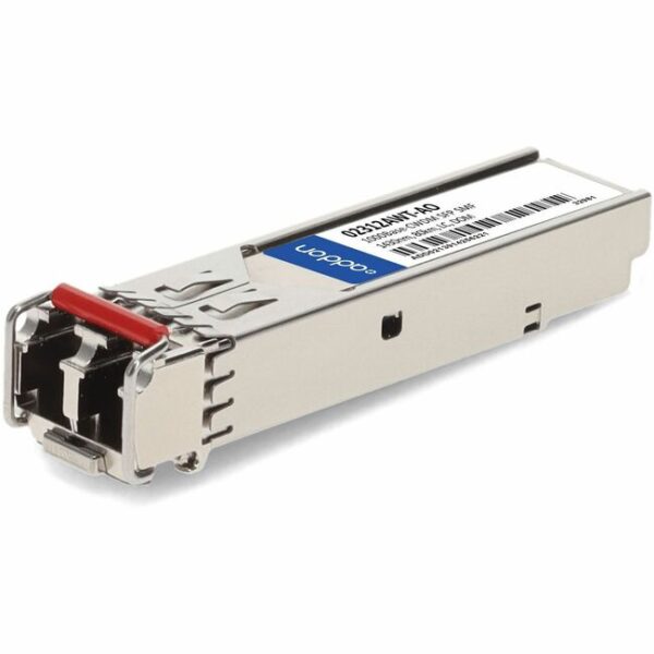 AddOn Huawei 02312AWT (CWDM-SFPGE-1431) Compatible TAA Compliant 1000Base-CWDM SFP Transceiver (SMF, 1430nm, 80km, LC, DOM)