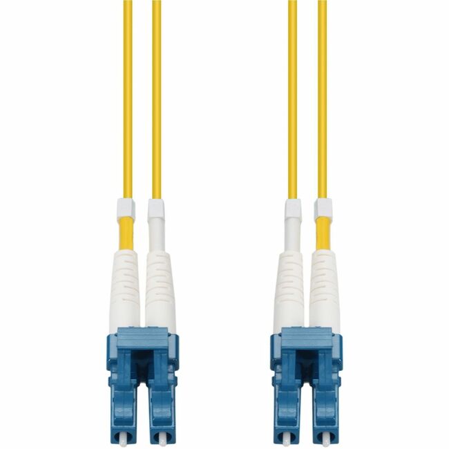 AddOn 1m LC (Male) to LC (Male) Straight Yellow OS2 Duplex Plenum Fiber Patch Cable - Image 2