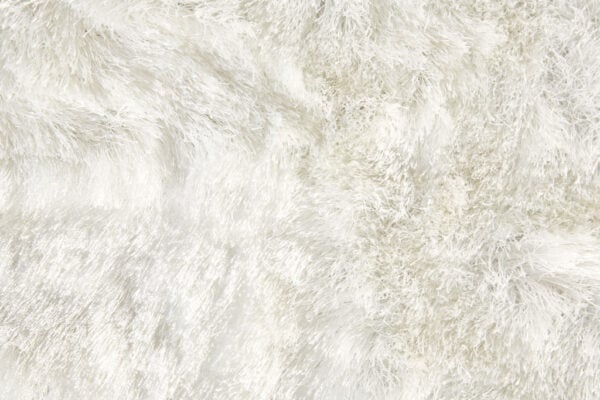 2' X 3' White Shag Tufted Handmade Area Rug