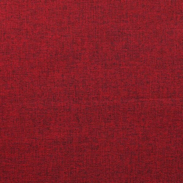 18" X 18" Red Solid Color Zippered Handmade Polyester Throw Pillow Cover