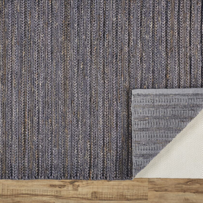 10' X 13' Brown Blue And Taupe Hand Woven Area Rug